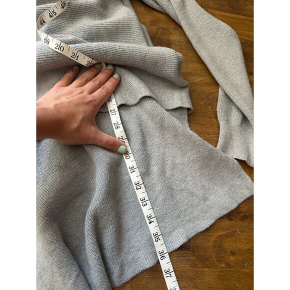 SPANNER Oatmeal Hi-Low Asymmetrical Sweater Dress - Small - Picture 6 of 15